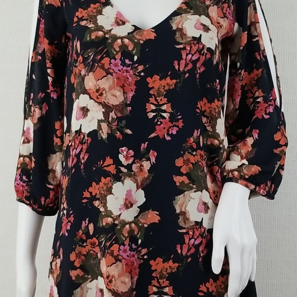 Lulu's Shifting Dears Navy Blue Floral Print Dress - Picture 7 of 15